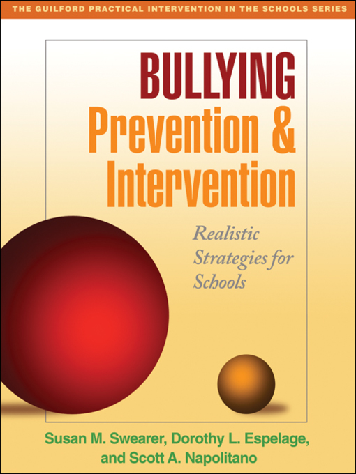 Title details for Bullying Prevention and Intervention by Susan M. Swearer - Wait list